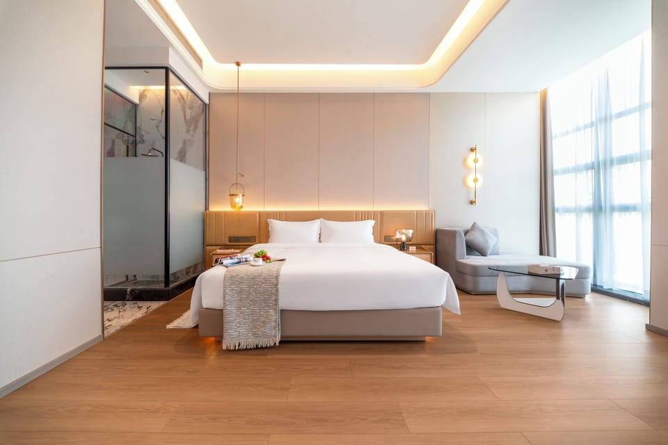 Basic Double Room | Down comforters, blackout drapes, soundproofing