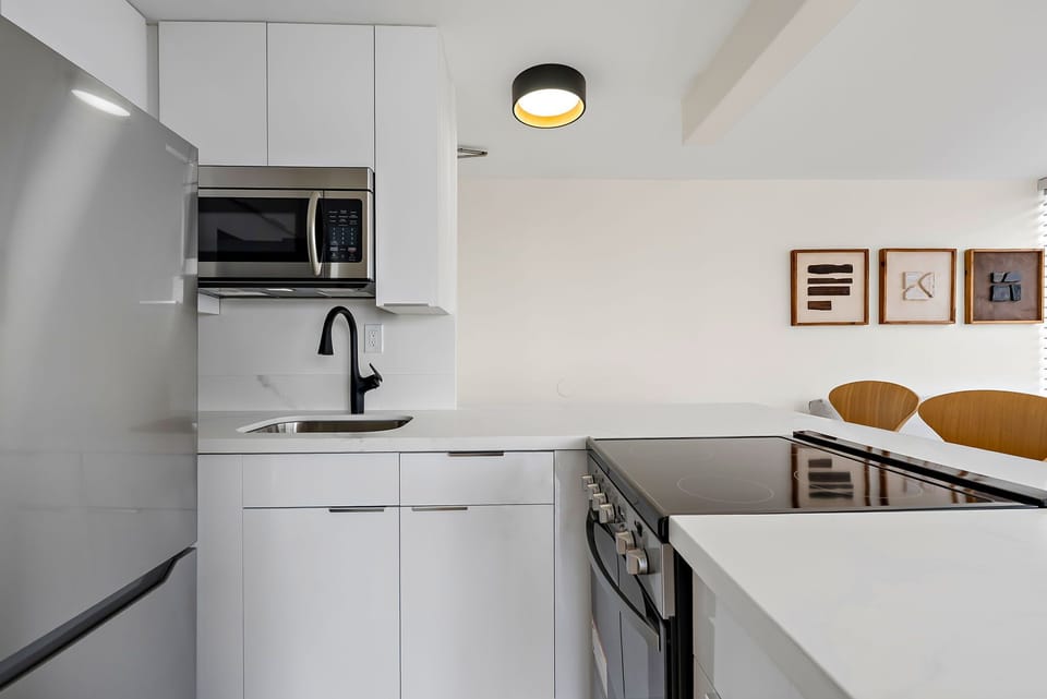 Cozy kitchen space designed for convenience