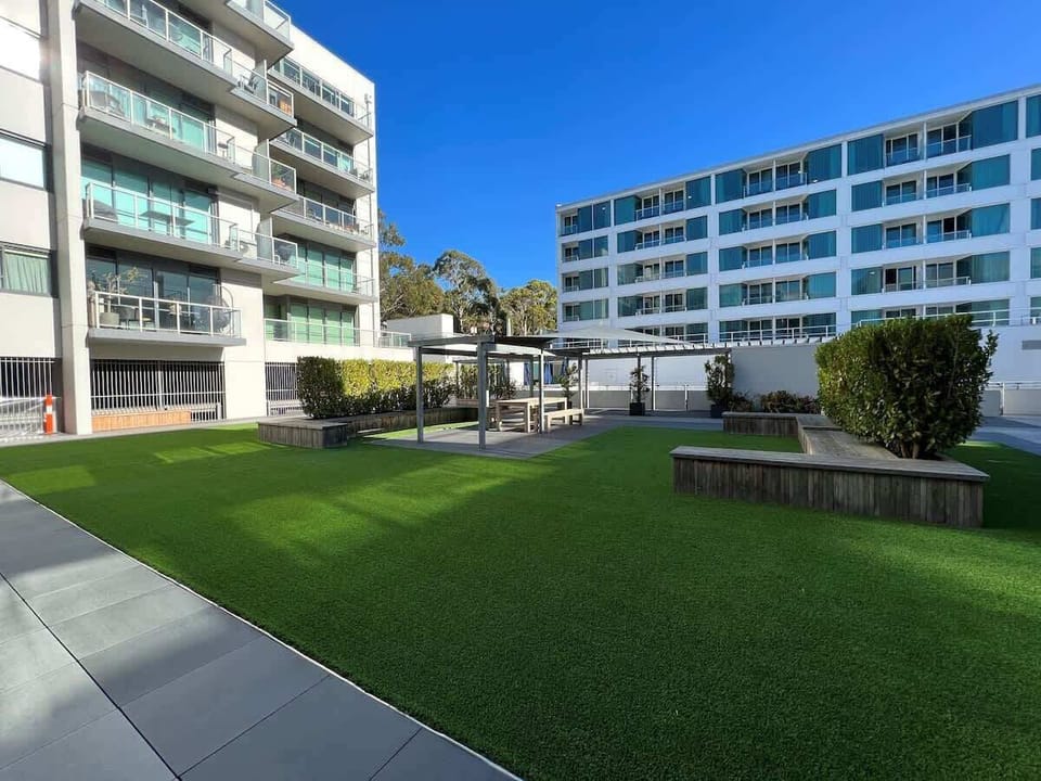 Outdoor shared courtyard