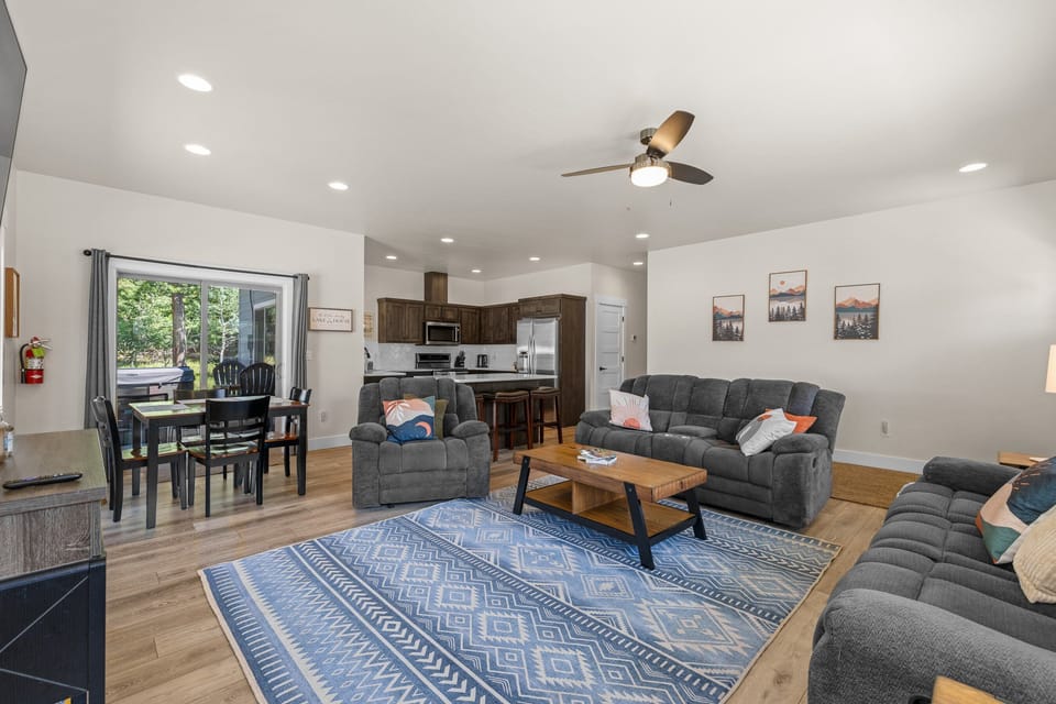Living room- dining- kitchen- single-level home