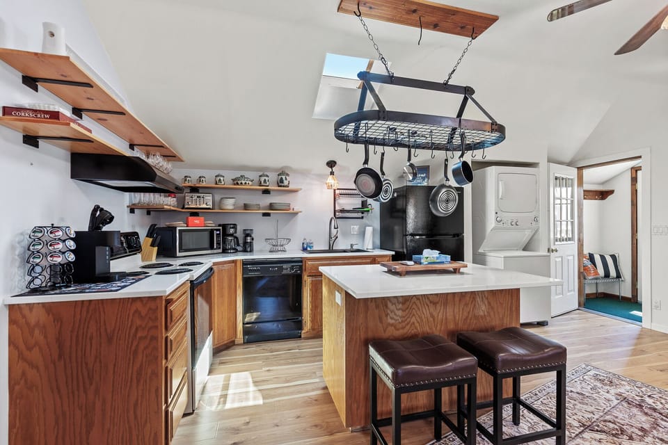 Whip up your favorite meals in this beautifully designed kitchen