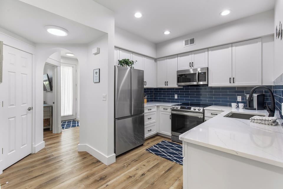 Kitchen with modern appliances