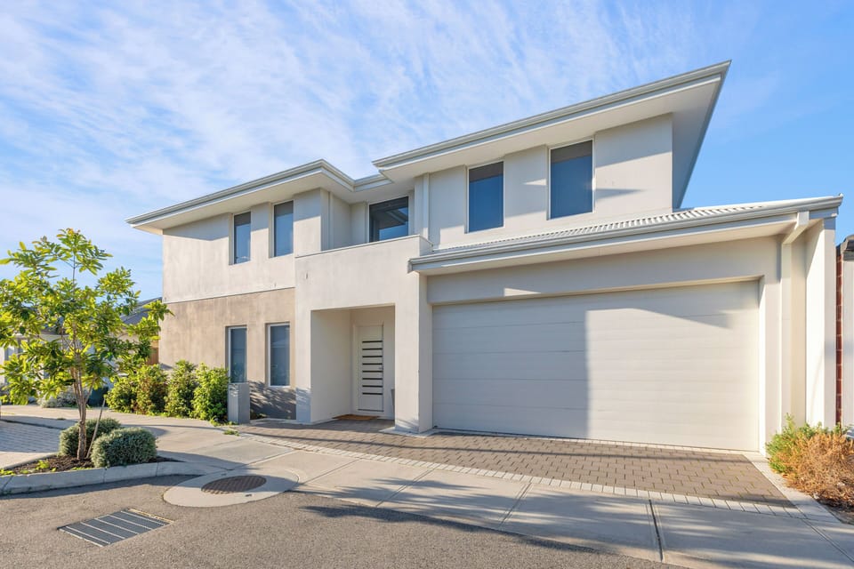 The stylish exterior and impressive curb appeal of this two-story home are just the beginning of a truly unforgettable retreat.
