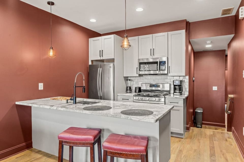 Clean, modern kitchen with updated finishes