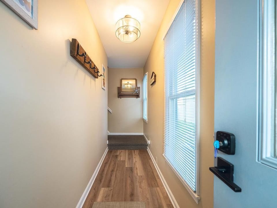 A bright and welcoming entryway sets the tone for your relaxing stay.