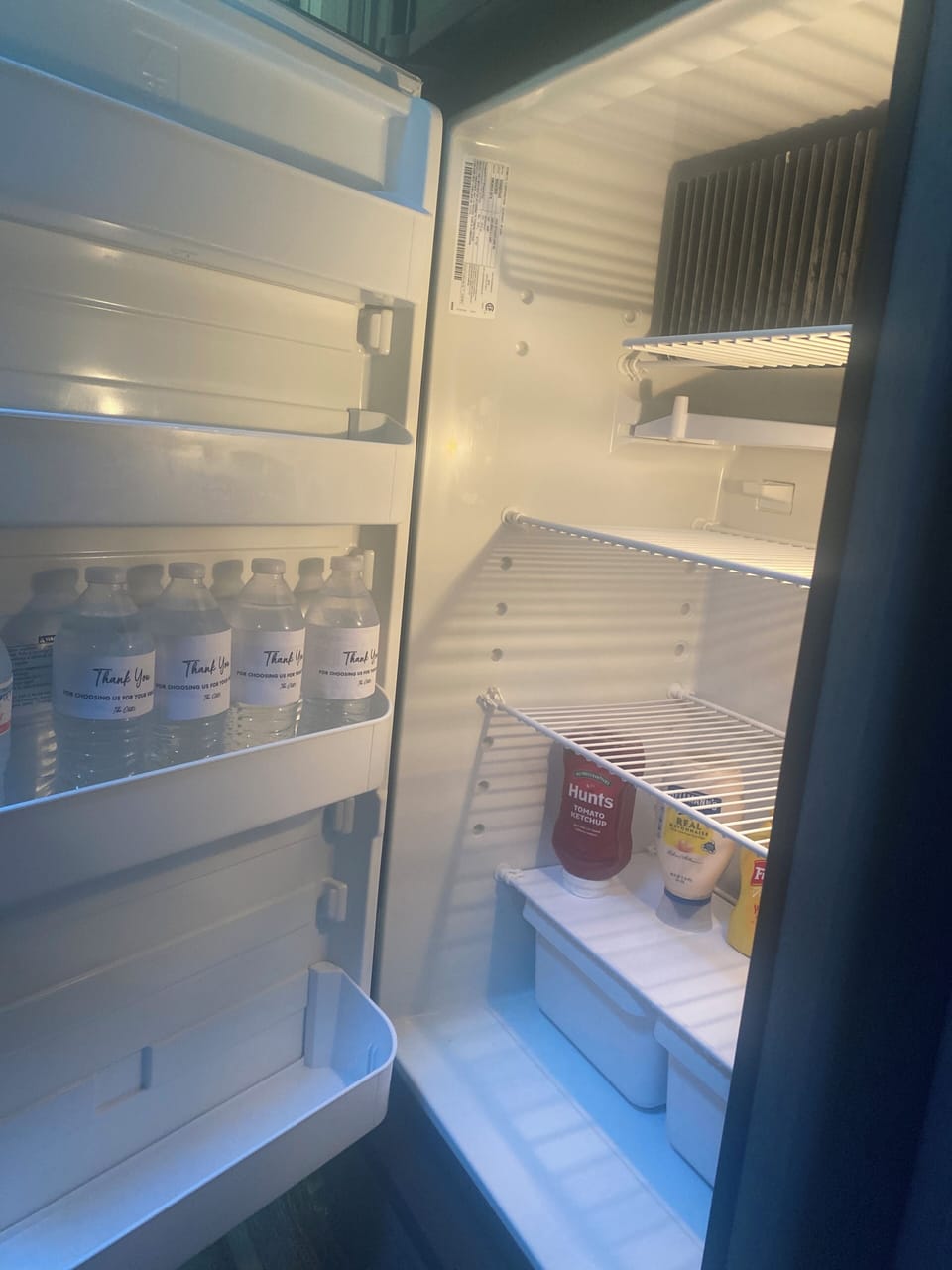 Refrigerator with condiments