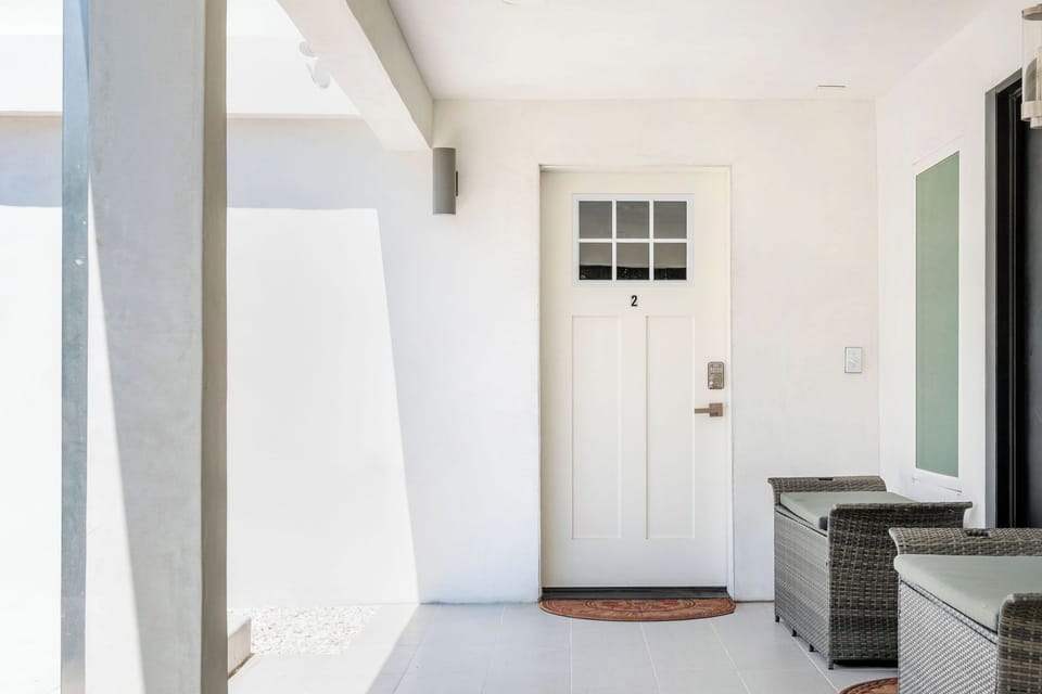 Modern comfort with private entry and upscale amenities