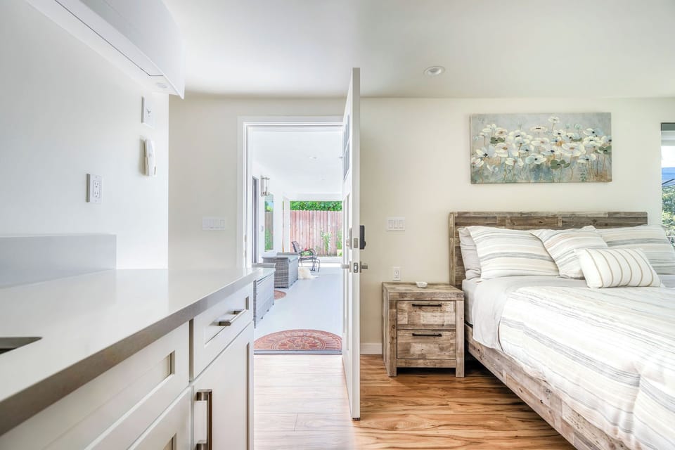 Modern comfort with private entry and upscale amenities