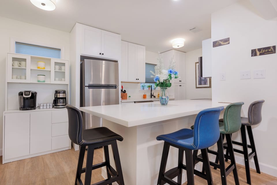 A great place to sit and enjoy meals, morning coffee or that evening drink