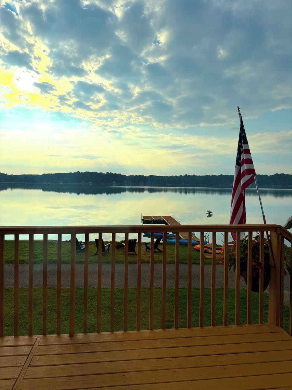 Sunset from Deck