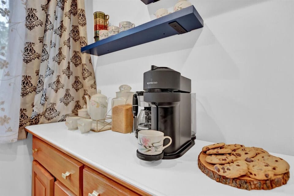 Your personal coffee spot — quick brews anytime with the Keurig coffee corner.