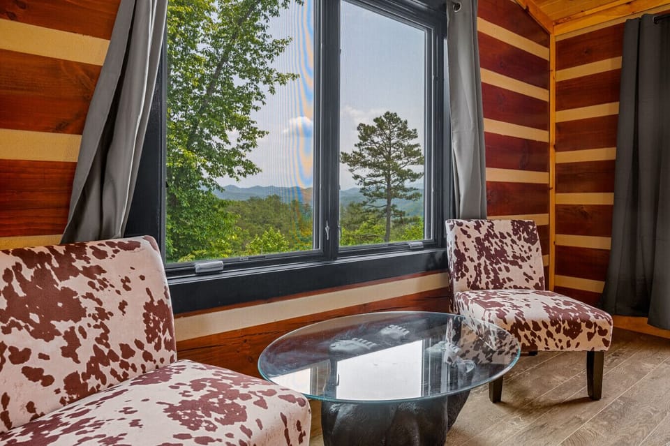 Curl up with a good book, but the view!