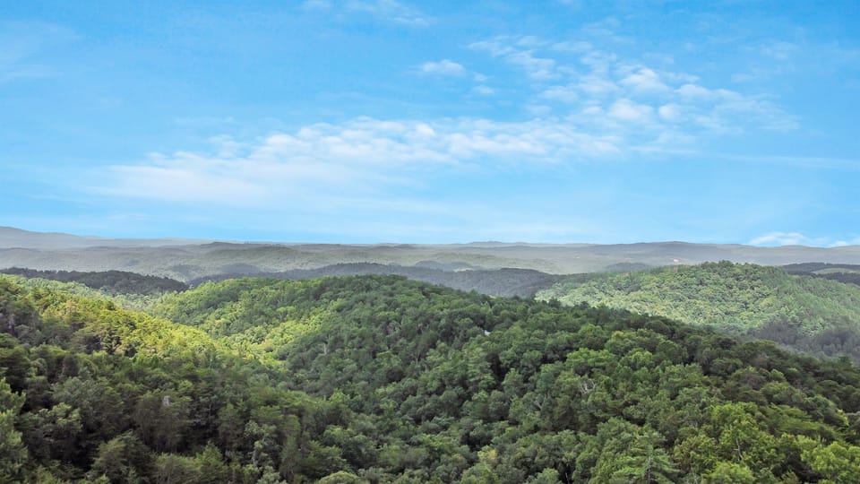 Long range mountain view 