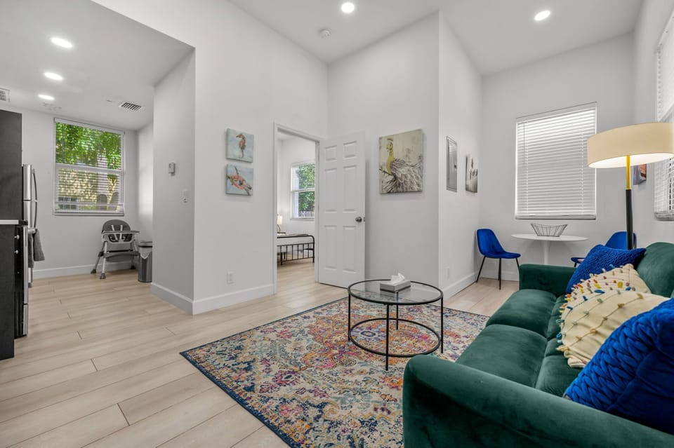 Life's short, book the comfy couch. Seriously, this sofa is legendary! Our stylish and inviting living room is the perfect backdrop for making memories (or just having a really good nap).