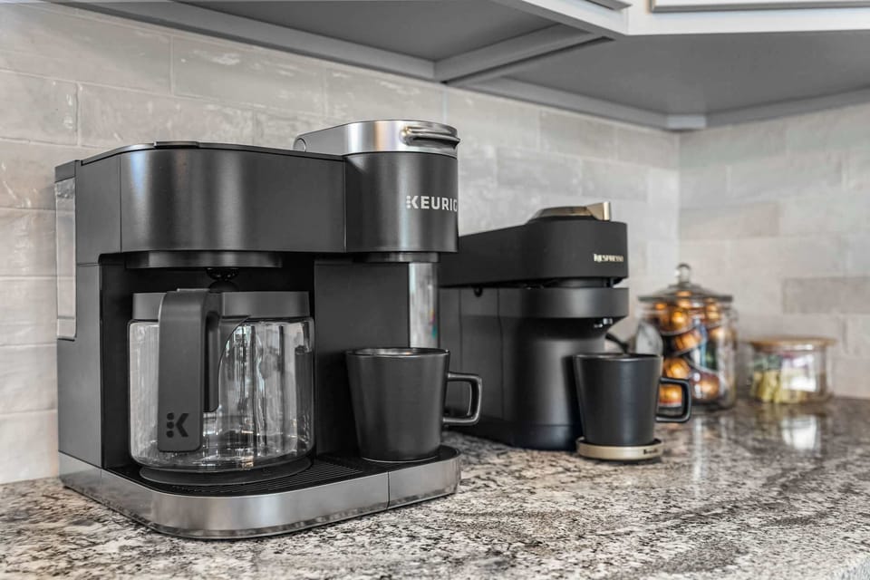 Make your morning cup of coffee in your large beautiful private chef's kitchen. Those misty morning Smoky Mountain views are complimentary!