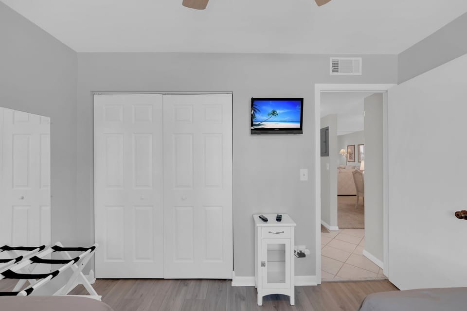 TV in guest bedroom