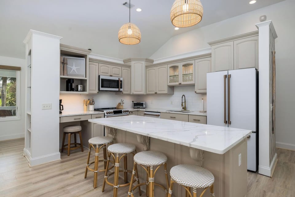 Completely updated chef's kitchen.