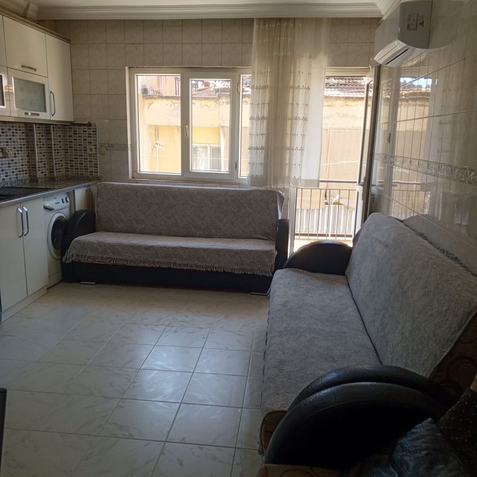 Standard Apartment | Desk, blackout drapes, iron/ironing board, WiFi (free)
