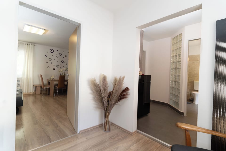 Family Apartment, Garden View | In-room safe, free WiFi