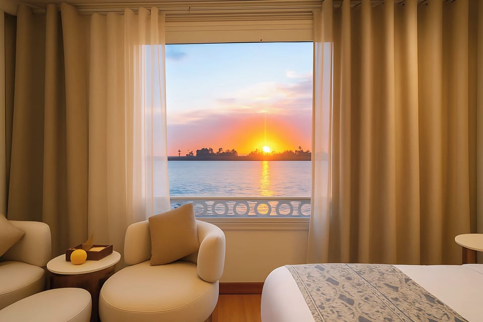Deluxe Room, River View | In-room safe, soundproofing