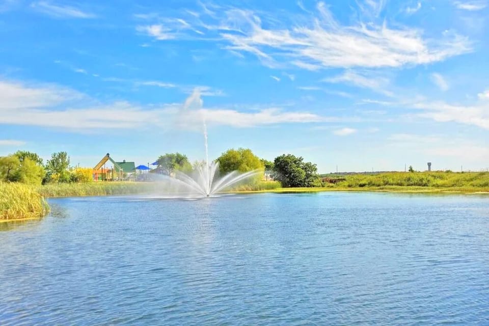 Relax by the scenic lake and enjoy peaceful trails.