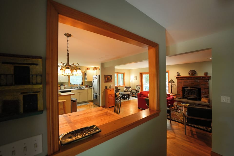 As you enter the front door and catch a glimpse of your home away from home!