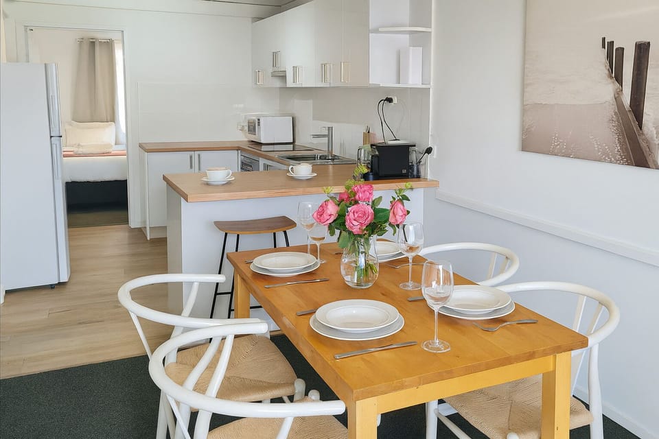 Open concept apartment, dining and kitchen and living all together for a family atmosphere