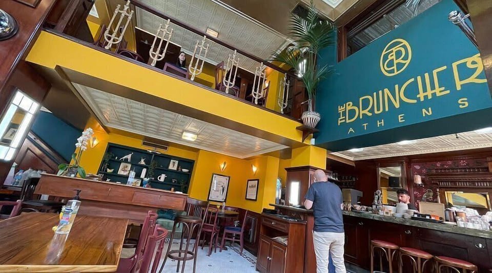 Popular nearby bar scene showcasing the vibrant nightlife just steps from the apartment.