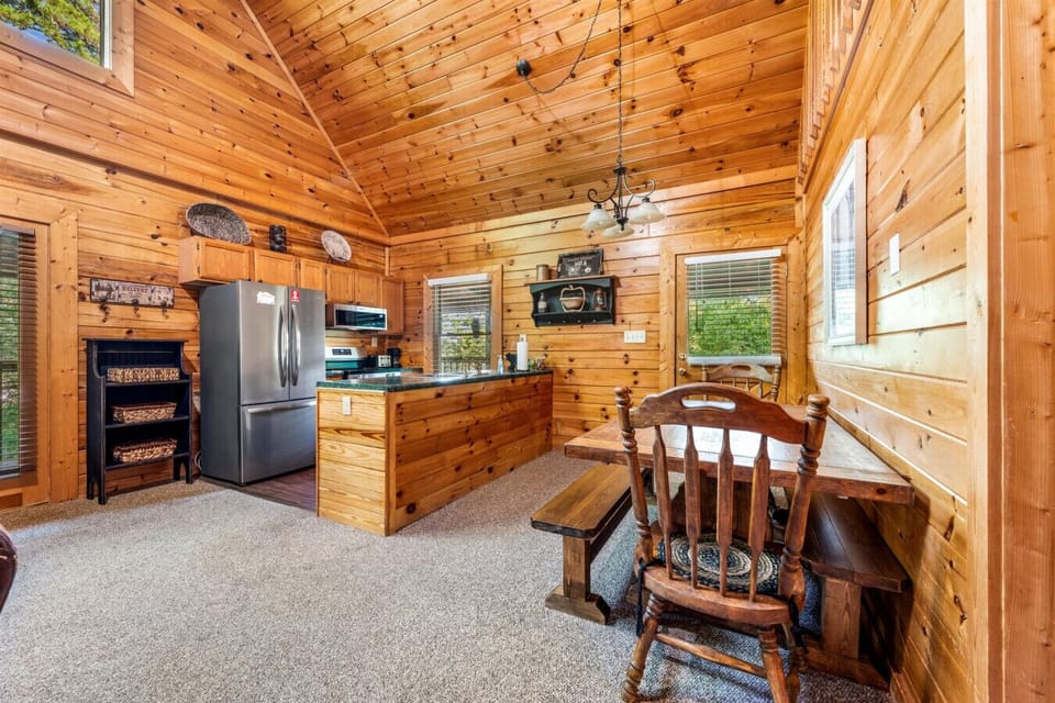 From the dining nook to the open kitchen, the space flows perfectly for cooking and conversation.