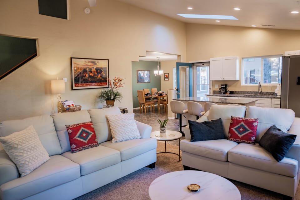 Cozy couches in living room
