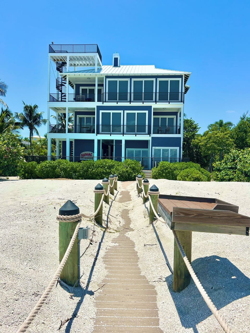 Back of house from the water