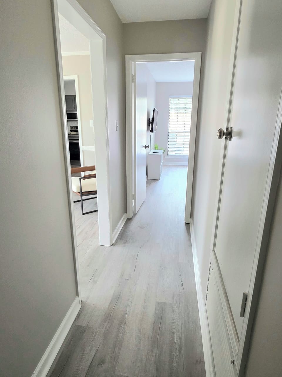 Hallway view of Primary Bedroom