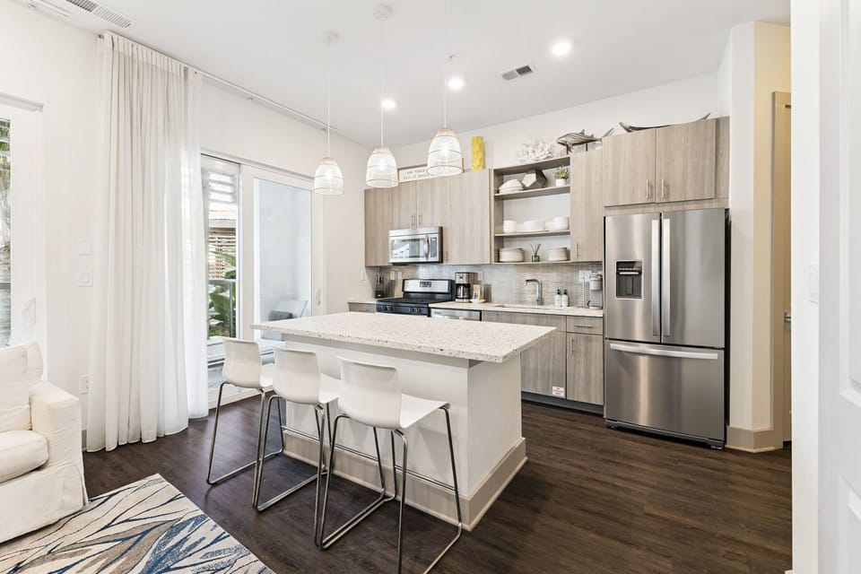 Bright, open design keeps everyone in on the fun