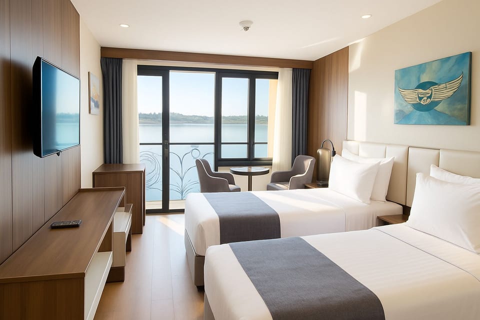 In-room safe, blackout drapes, soundproofing
