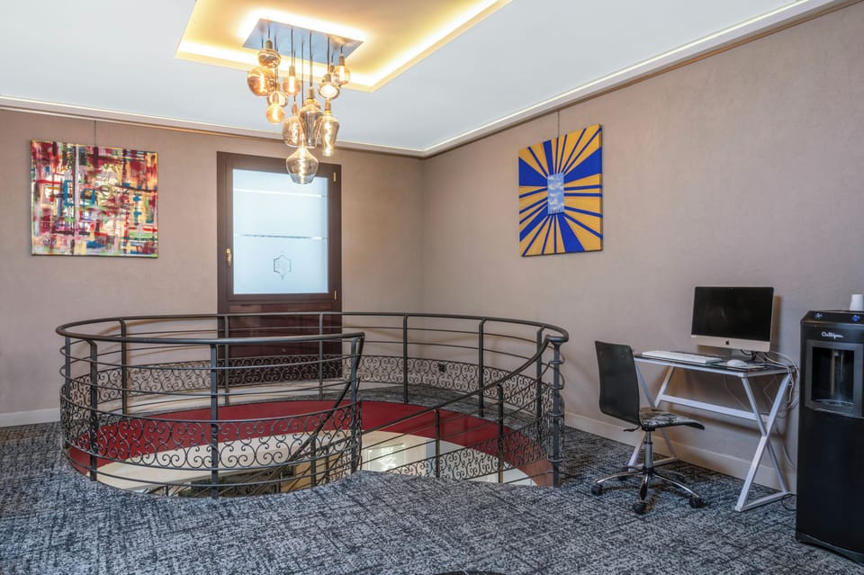 Lobby sitting area