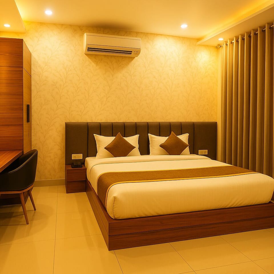 Deluxe Room, Garden View | Desk, free WiFi