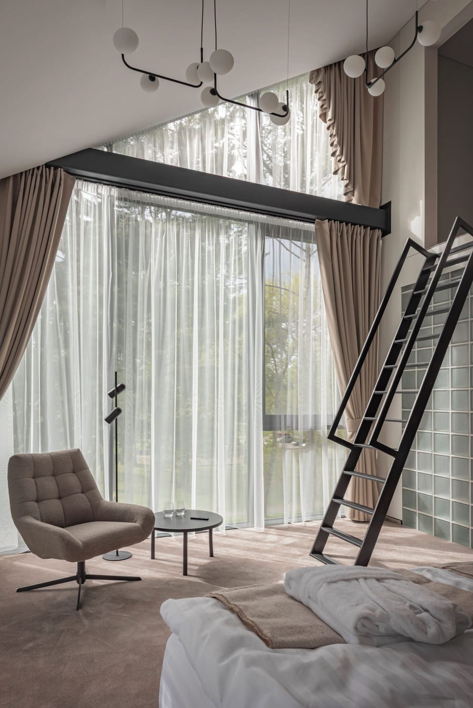 Deluxe Apartment, Garden View | Desk, laptop workspace, soundproofing, iron/ironing board
