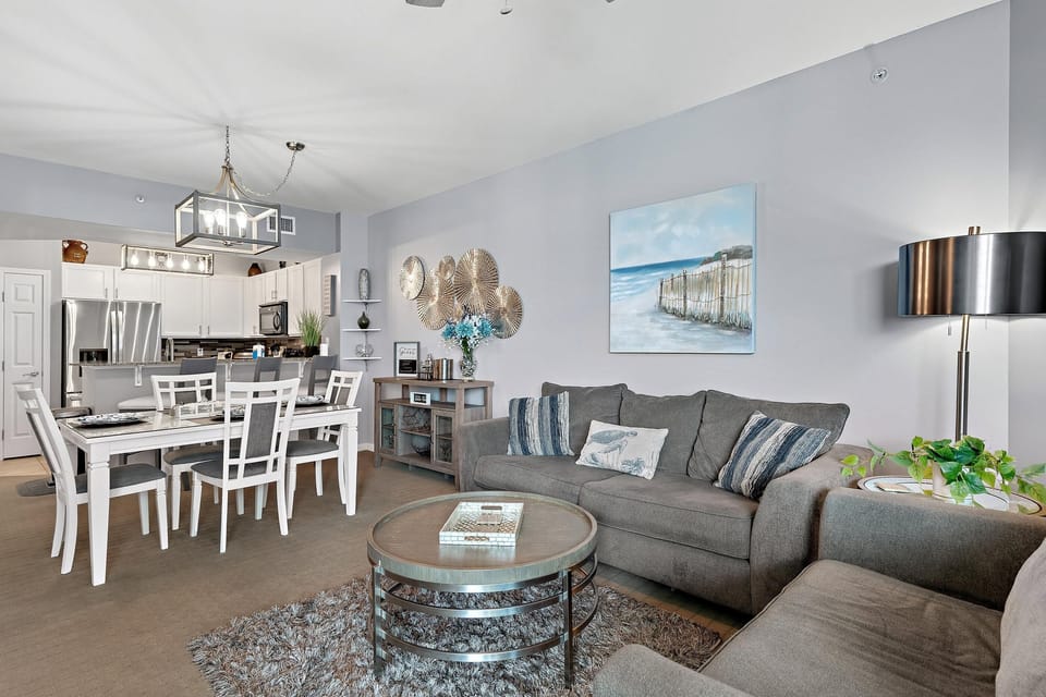 Condo, 1 King Bed with Sofa bed (Palms Resort #2307 JR 2BR) | Living area