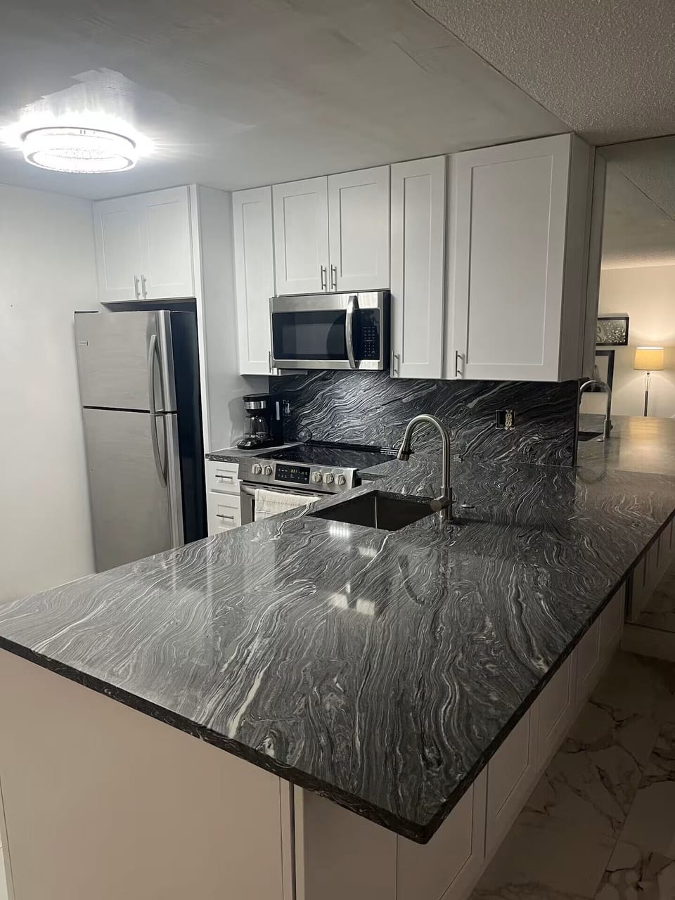 Cook in the fully furnished Kitchenette