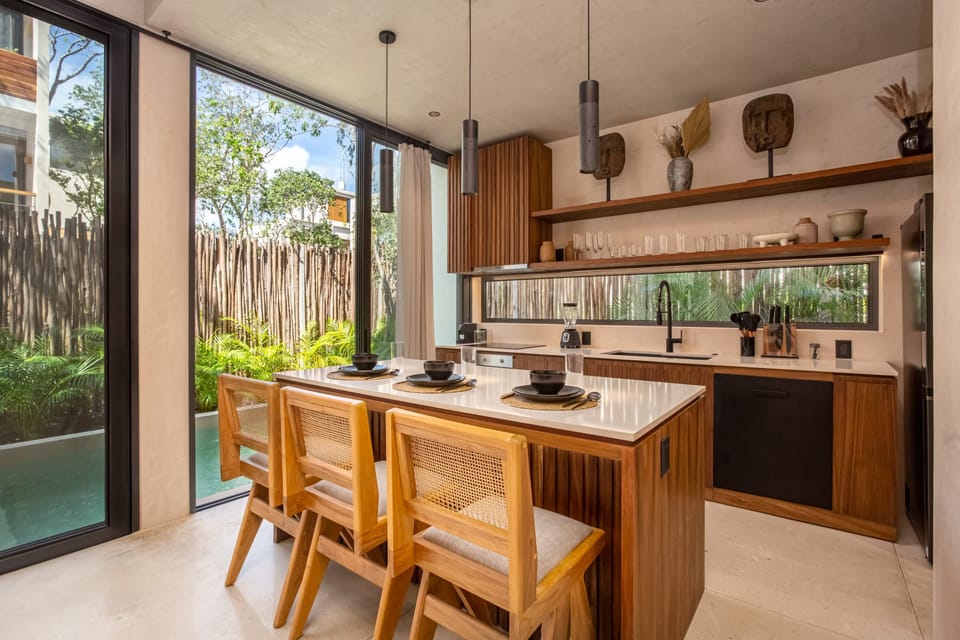 Fully equipped kitchen, perfect for preparing your meals with complete convenience.