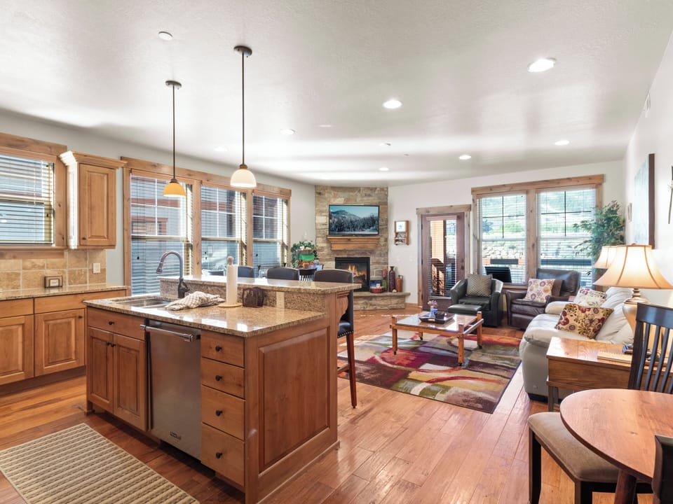 Full Kitchen / Living Area