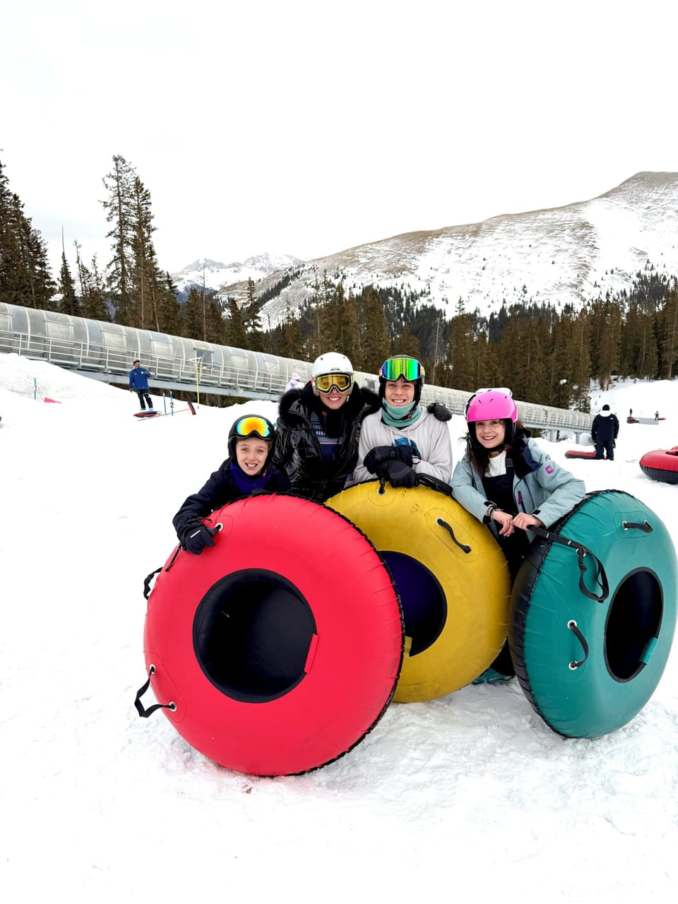 Snowtubing at Copper, Keystone and Frisco Nordic center