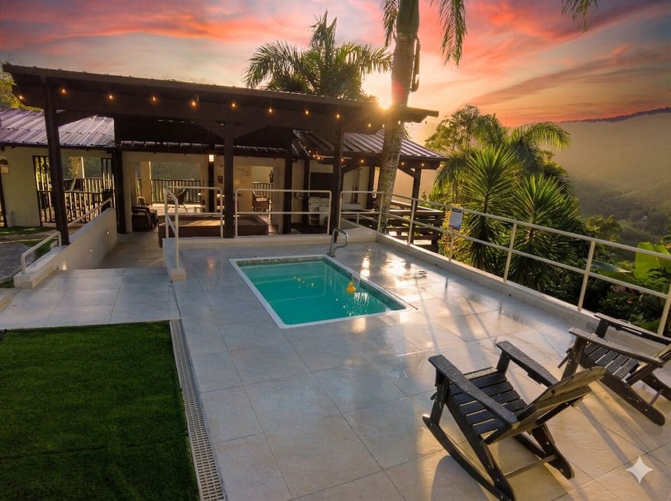Luxury stay with heated jacuzzi, private entrance, and nature views.