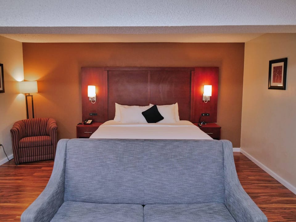 Business Suite, 1 King Bed, Non Smoking | Premium bedding, in-room safe, desk, iron/ironing board