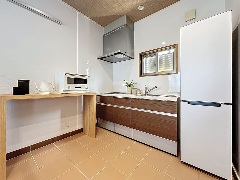 Villa, Sea View | Private kitchen | Fridge, microwave, oven, stovetop