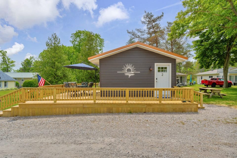 Cottage #2 ready for you. Classic lake vibes with a modern update, wrapped in that pure Michigan feel.