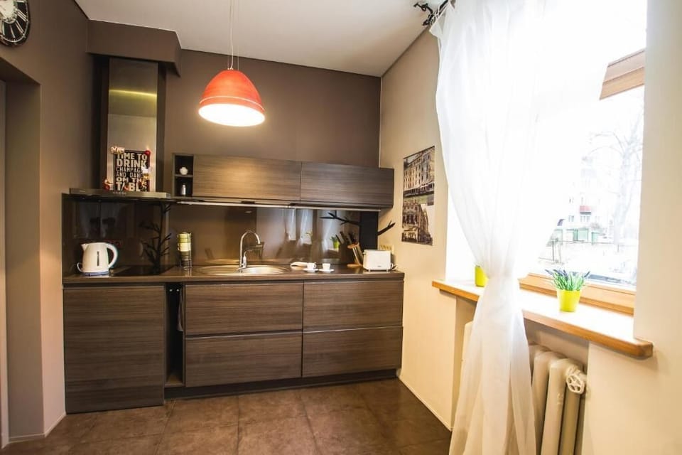 Sleek and functional kitchen space