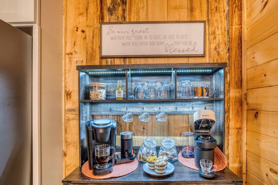 Full coffee bar - variety of choices