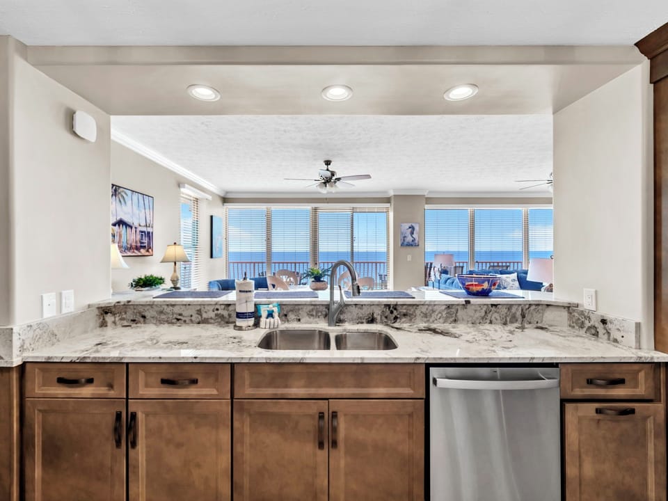 Even the chef has a view