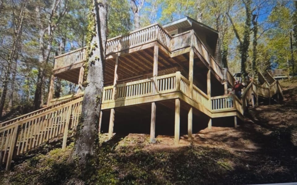 View of the house from the dock
